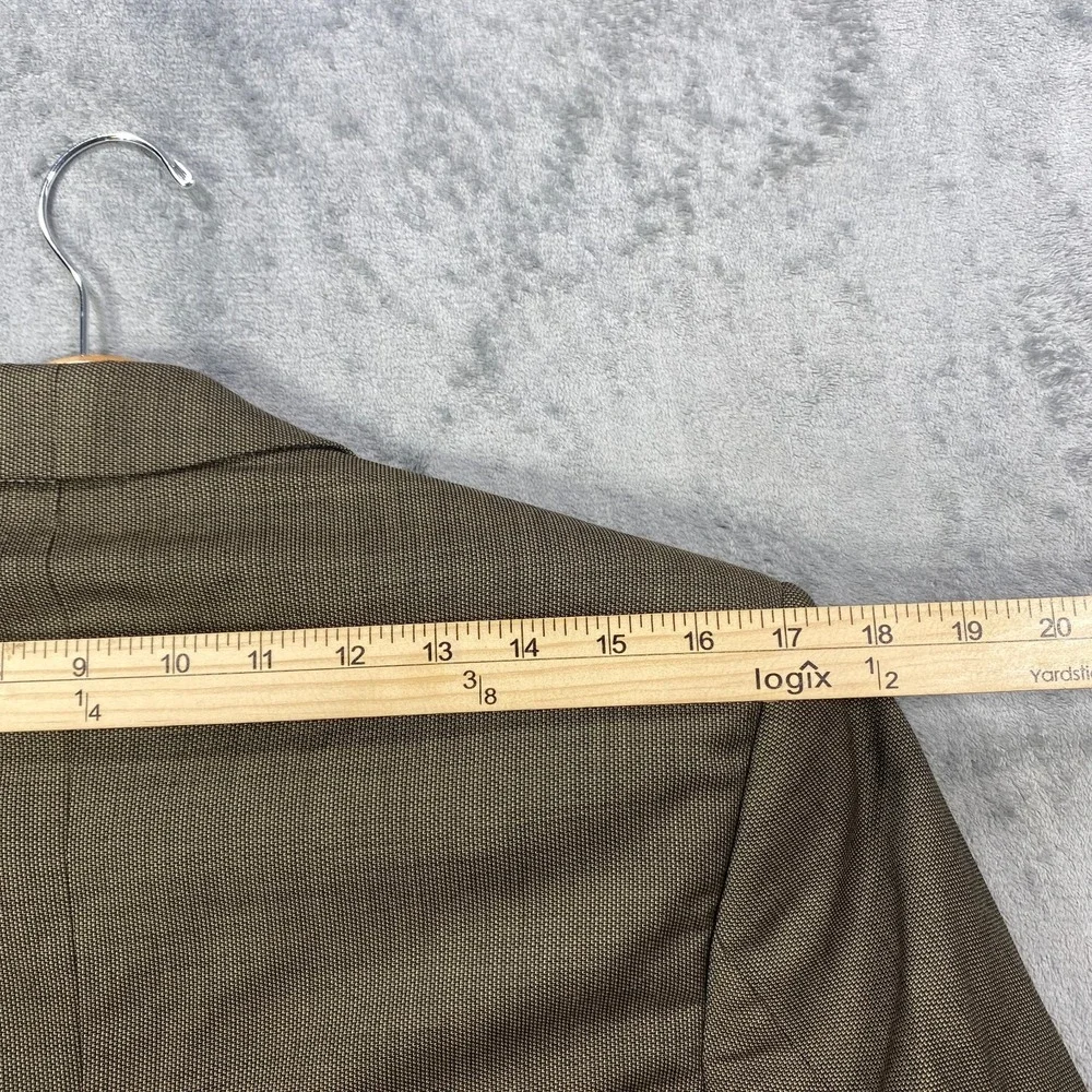 Paul Frederick Sport Coat Blazer Men 38R Birdseye Check Wool Cashmere Jacket